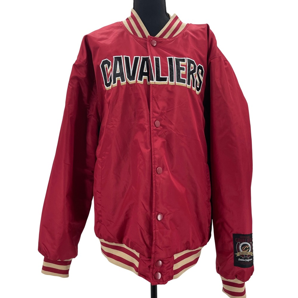 NBA Cleveland Cavaliers Ultra Game Varsity Jacket‎ XXL Wine Red VOMF987F New